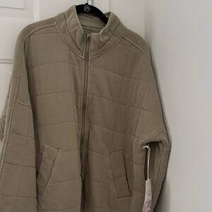 Angel Kiss Tan Quilted Jacket